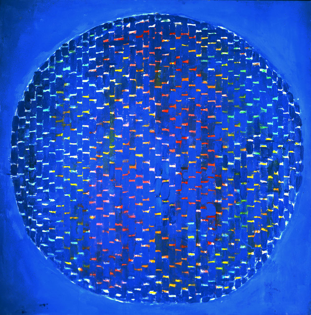 Alma W. Thomas, Astronauts’ Glimpse of the Earth, 1974