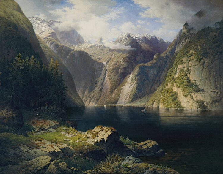 Dániel Somogyi. View of Königssee, 1878