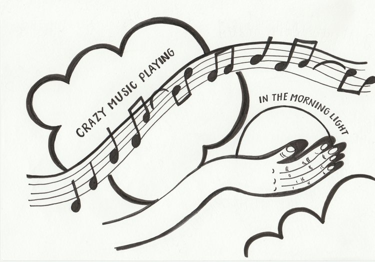 Drawing inspired by the song “Magic” by Pilot. 