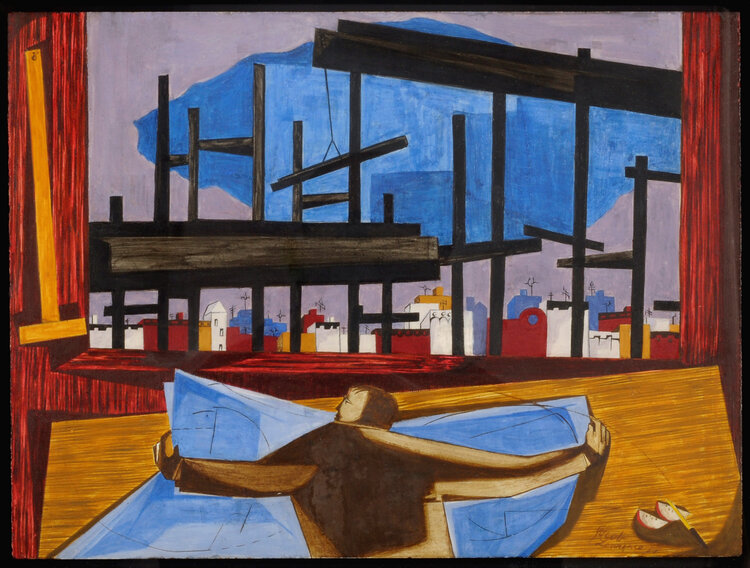 Jacob Lawrence. The Architect, 1959.