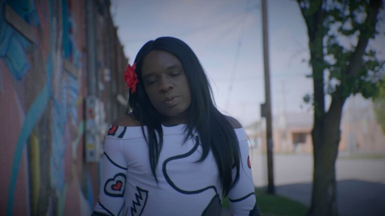 Kalup Linzy. Walk on By (still), 2021. Digital Video (color, sound); 3:19 min. Courtesy of the artist and David Castillo