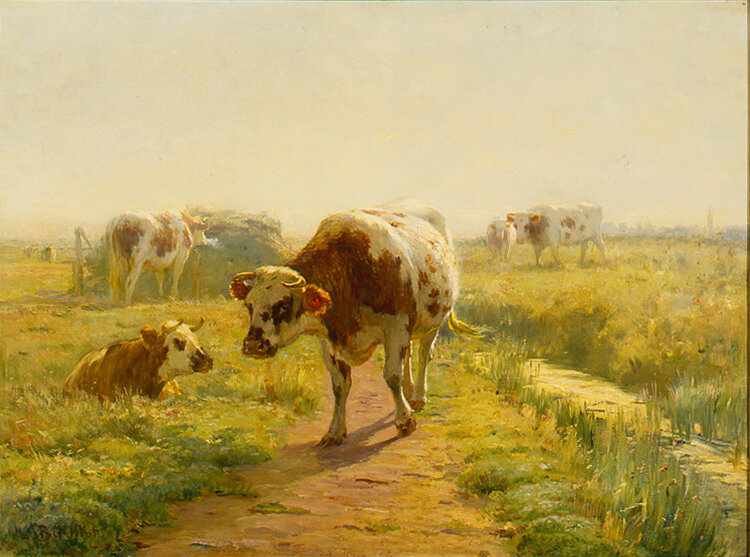 Léon Barillot. Cattle, ca. 1880.