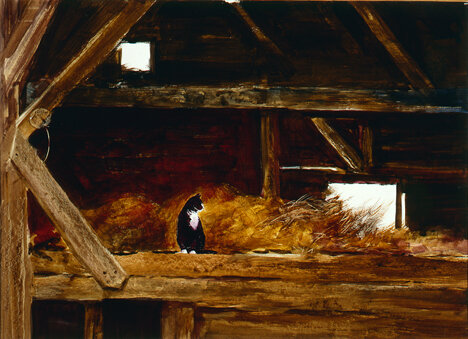 John Pellew. Barn Cat, ca. 1983.