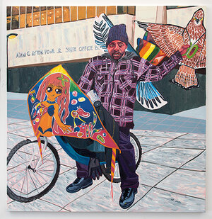Jordan Casteel. Kevin the Kiteman, 2016.
