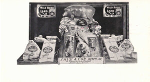 Frye postcard advertisement, 1910–1950