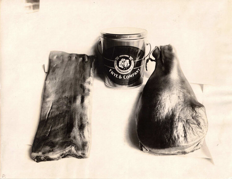 Frye & Company products, Seattle, ca.1911–1920. Photo: Curtis & Miller Frye Art Museum Archives