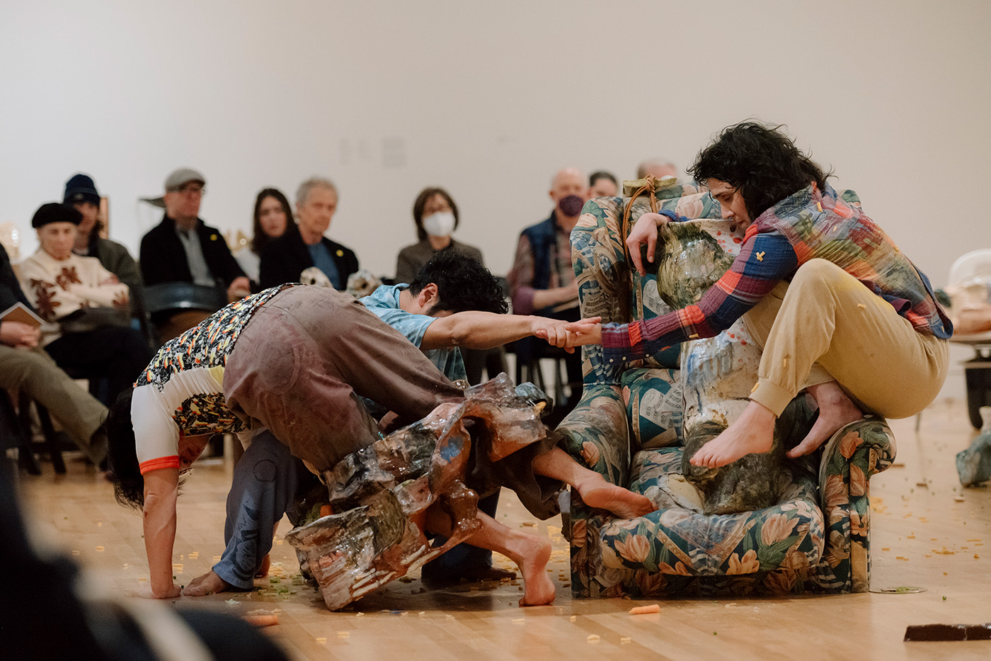 Performers during a program at the Frye Art Museum