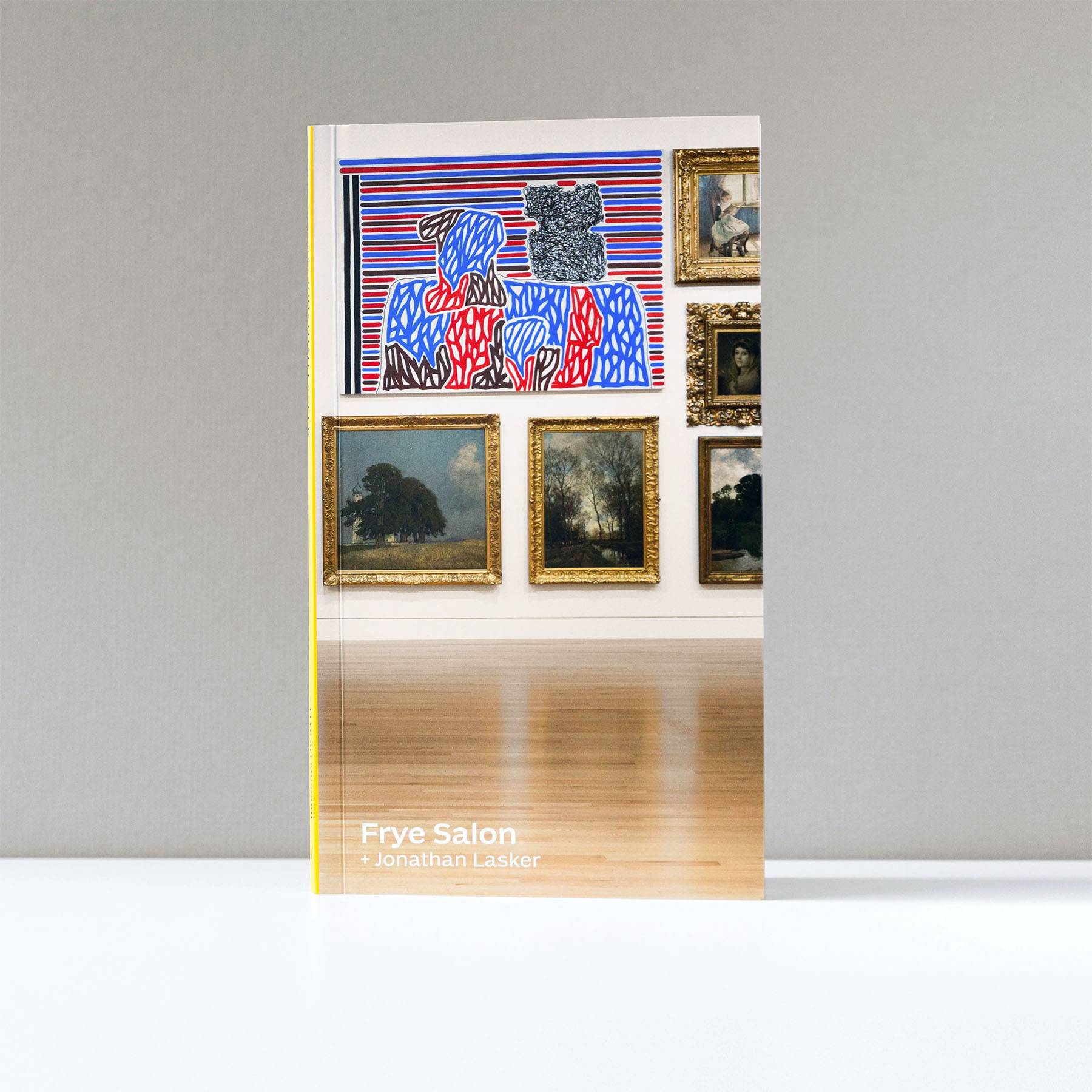 A book sitting on a shelf
