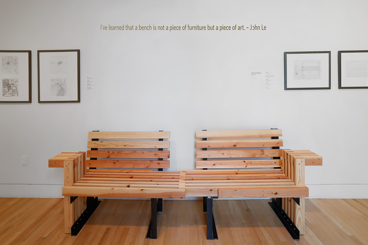 Installation View of Benchmark