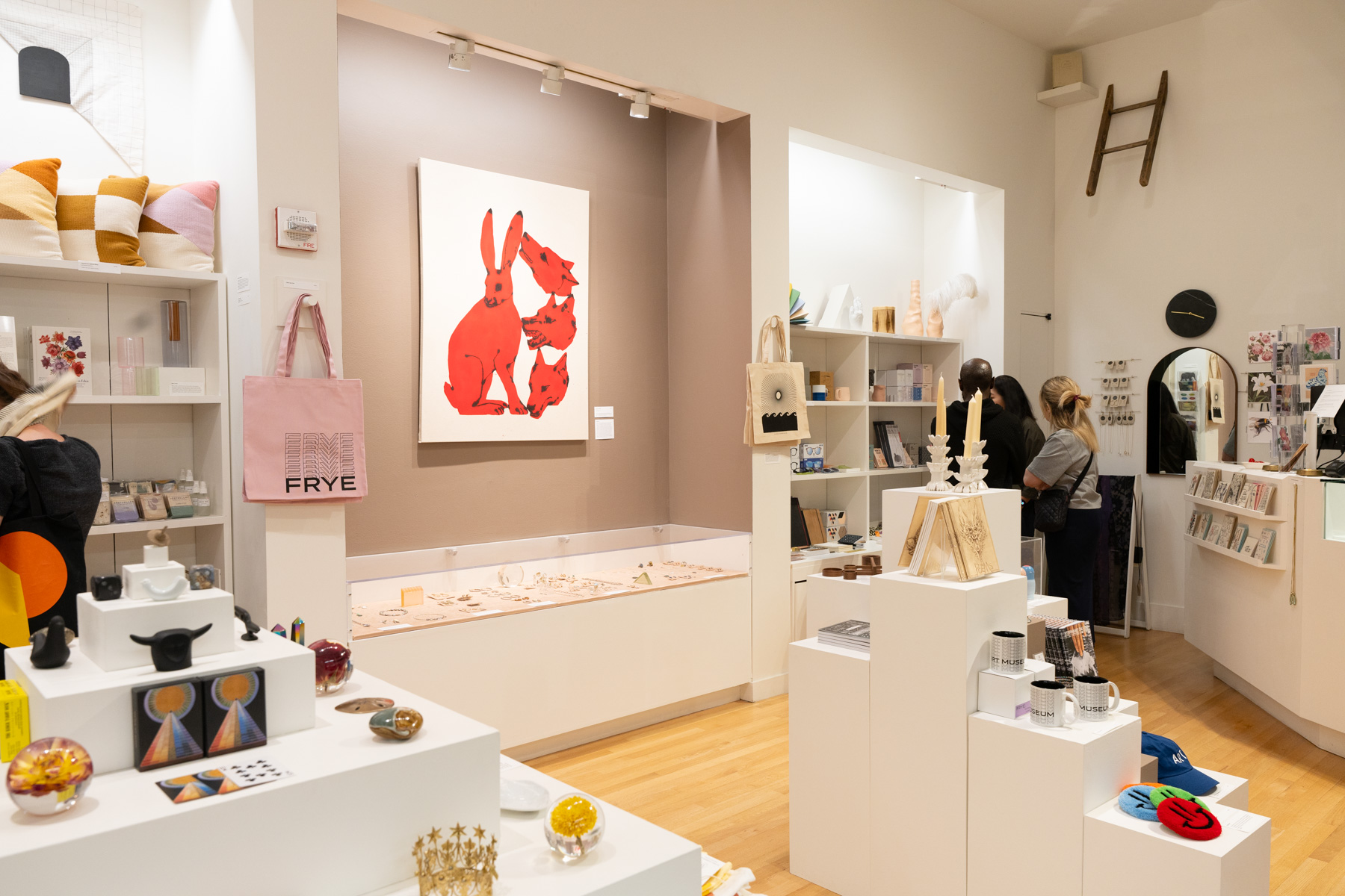 People browsing in the Frye Museum Store