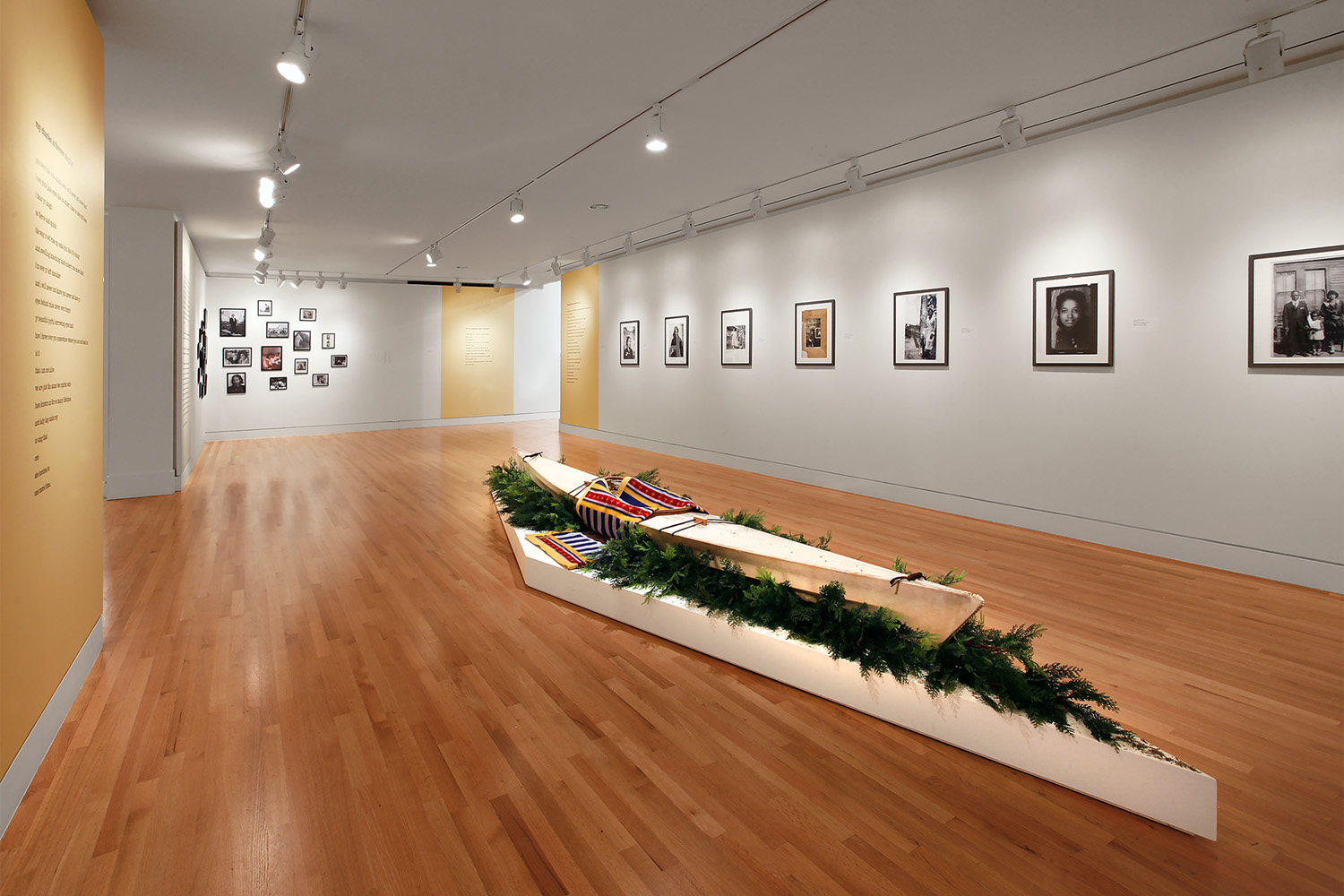 Installation photo from Casico: A Palimpsest by Store Webber at the Frye Museum
