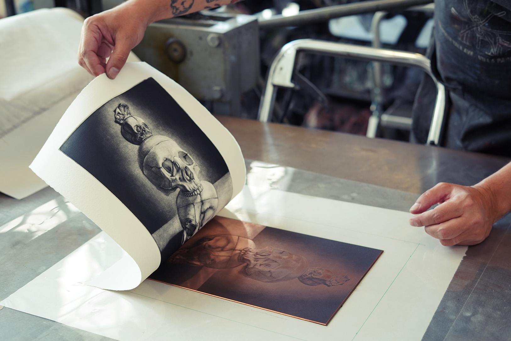 A look at the printmaking process