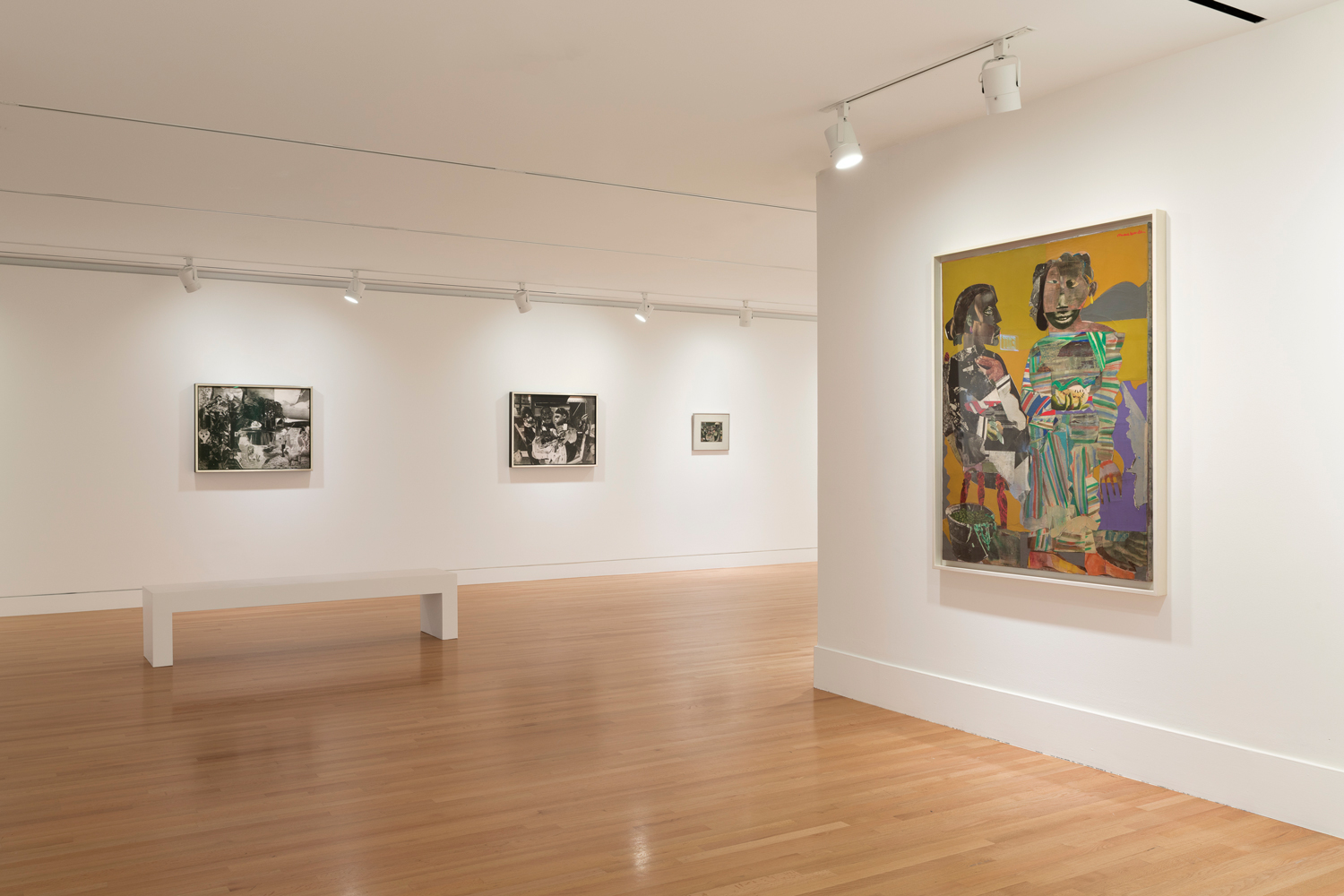 Installation view of Romare Bearden: Abstraction
