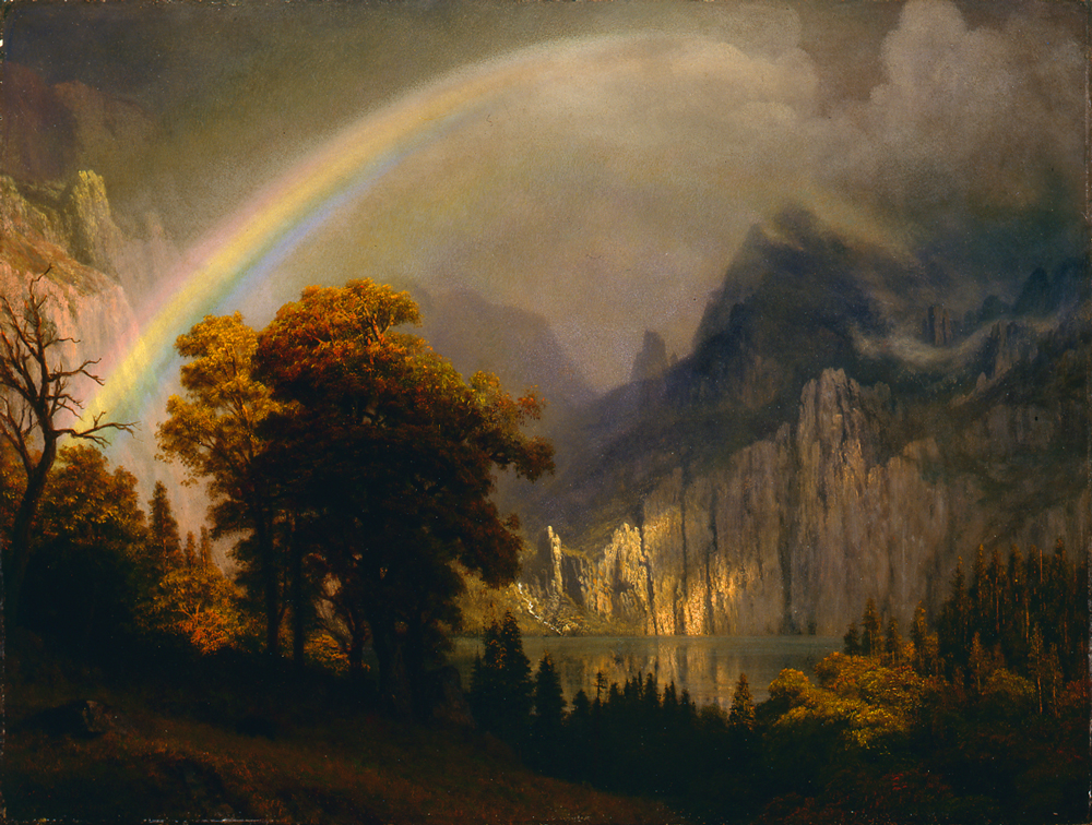 Albert Bierstadt. Rainbow in the Sierra Nevada, ca. 1871–73.