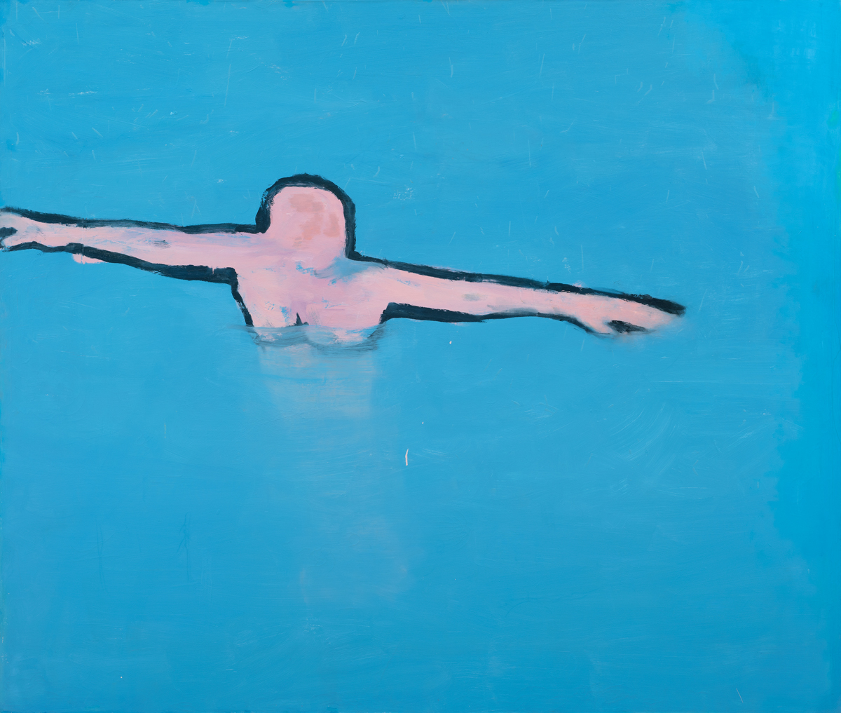 Katherine Bradford. Woman in Water, 1999. 