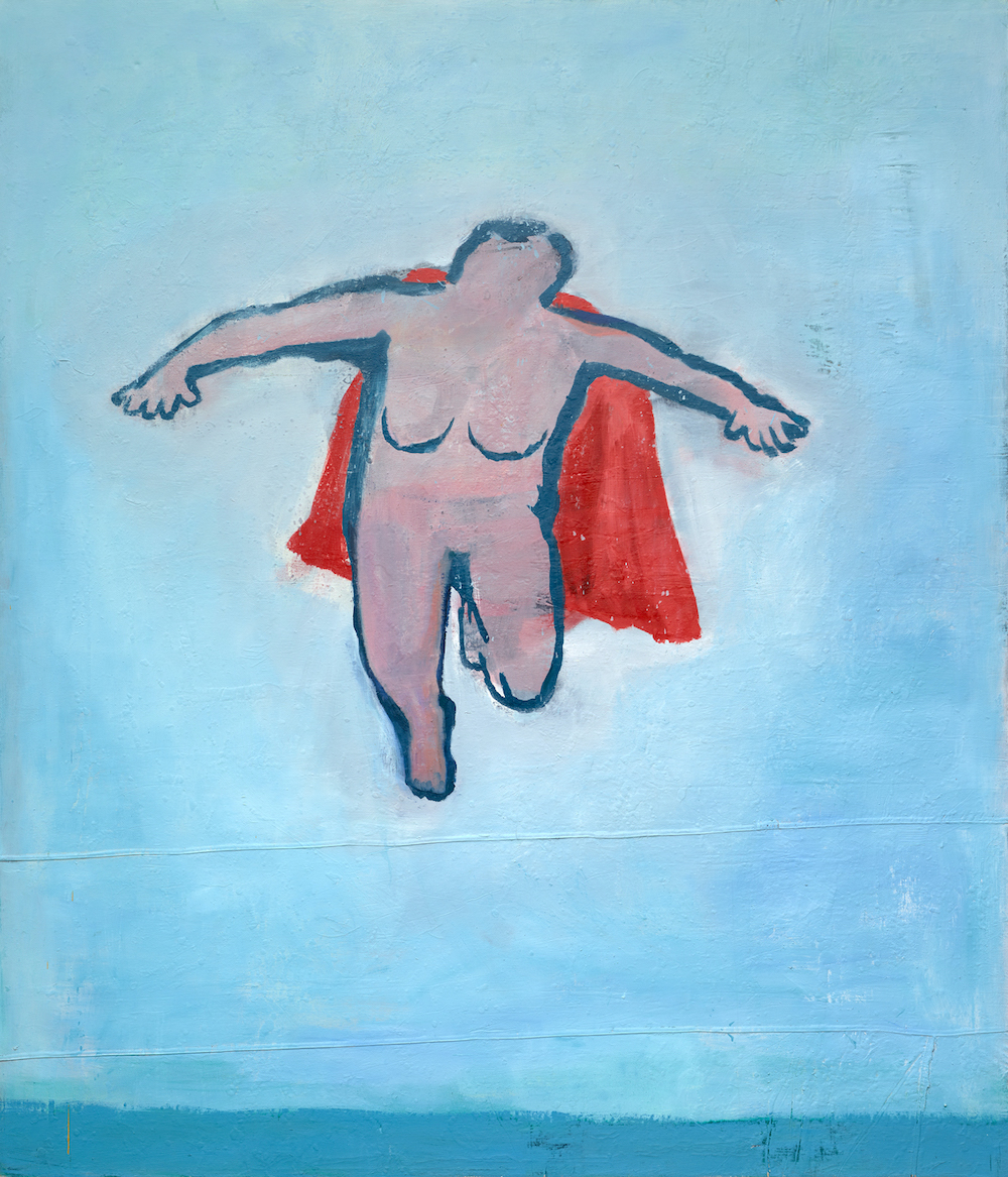 Katherine Bradford. Woman Flying, 1999