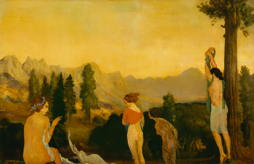 Arthur Bowen Davies. Hills of the Sierras, ca. 1909–10