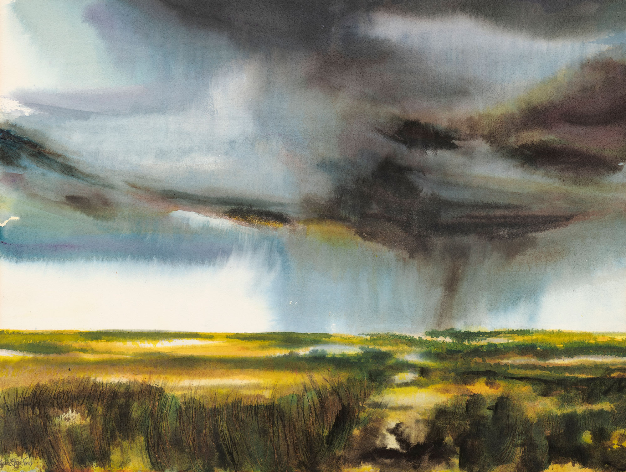 Marie Elise Gray. Passing Storm, ca. 1972. 