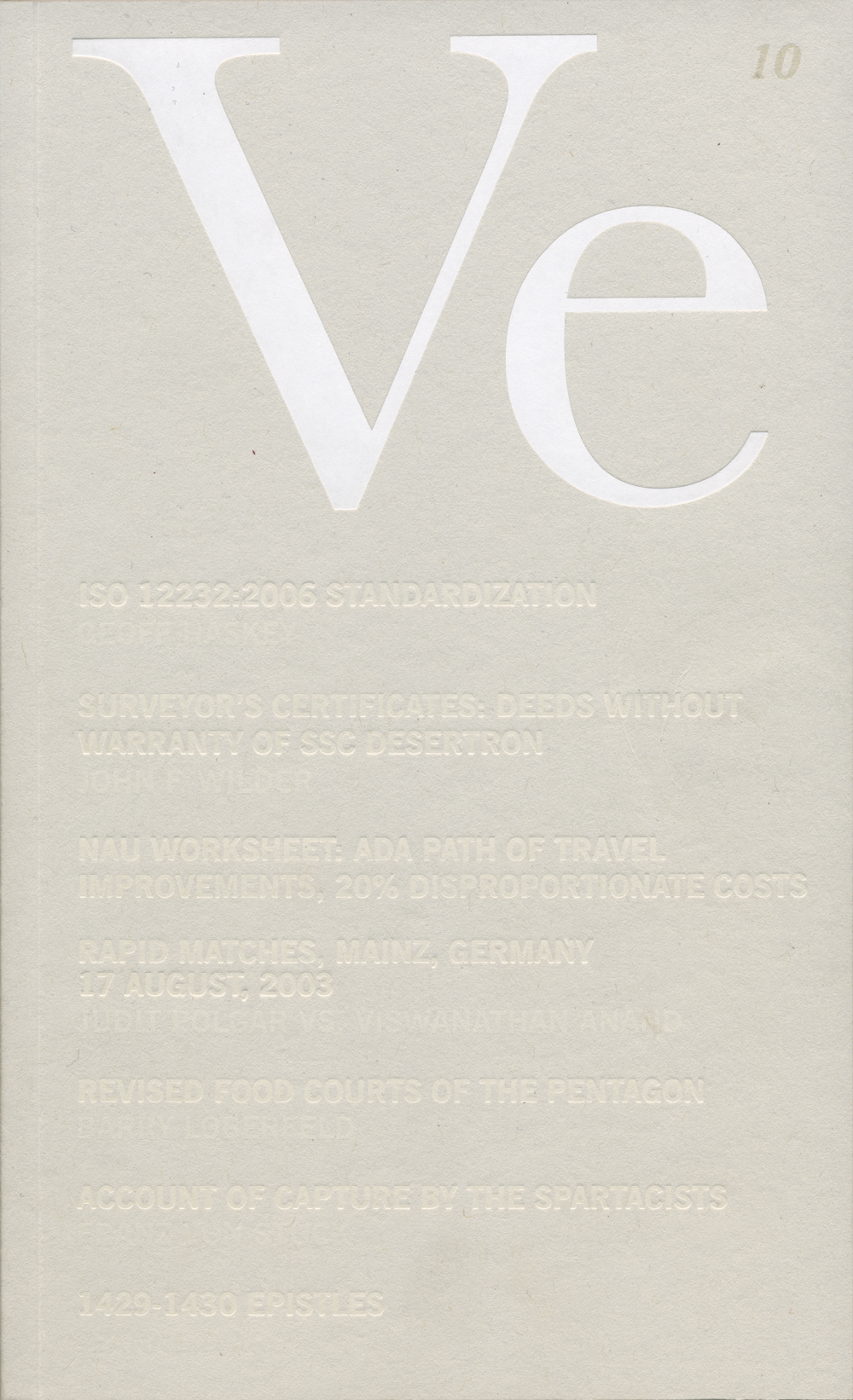 Aaron Flint Jamison. Veneer Magazine 10.