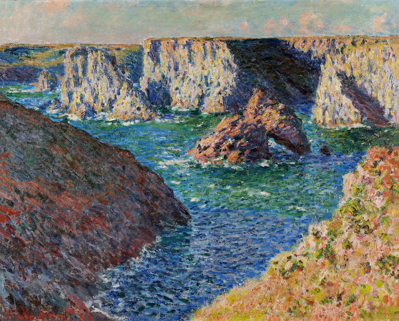 Claude Monet. Les rochers de Belle-Île (Rocks at Belle-Île),1886