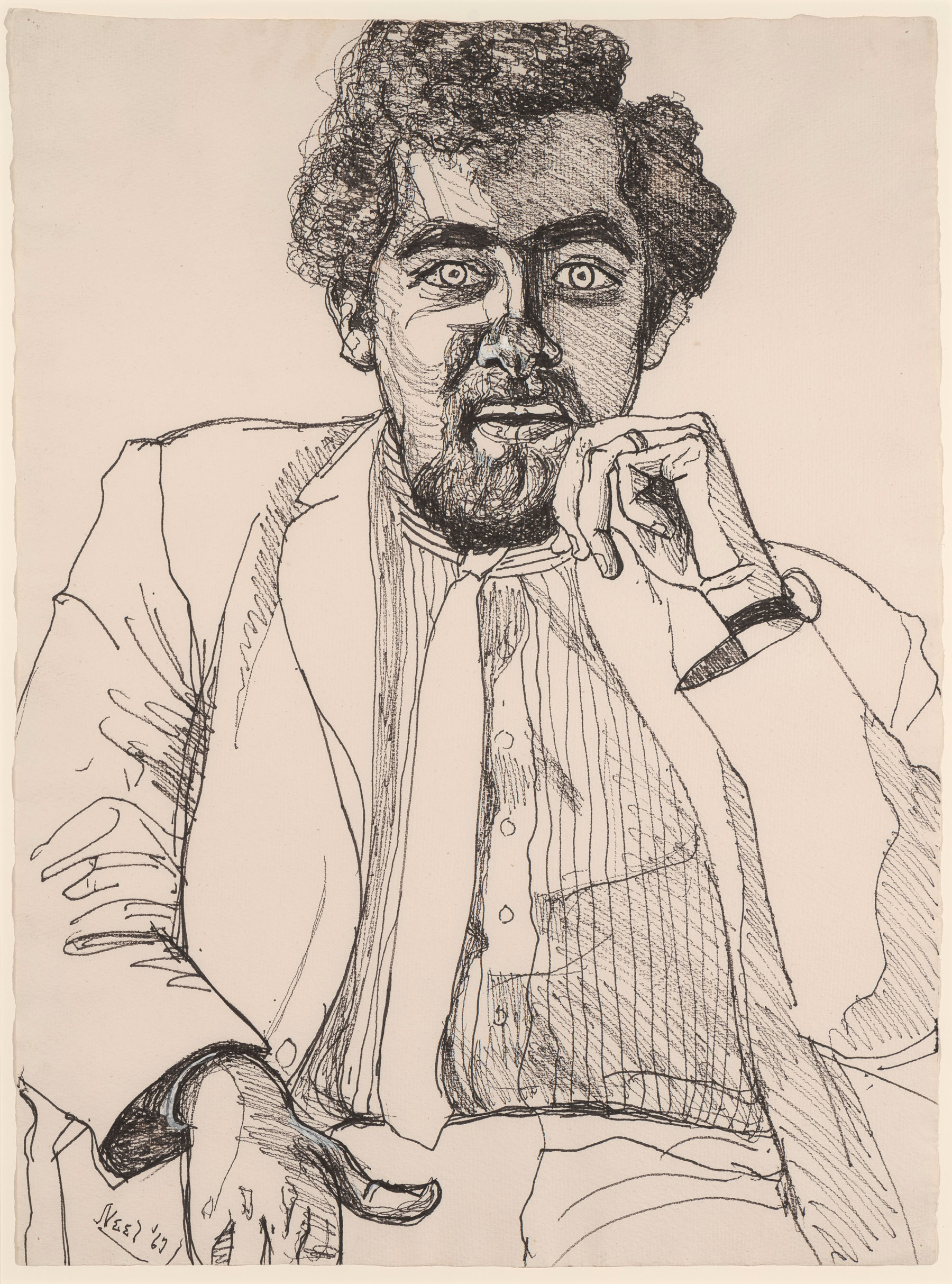 Alice Neel. Portrait of Peter Homitzky, 1967.