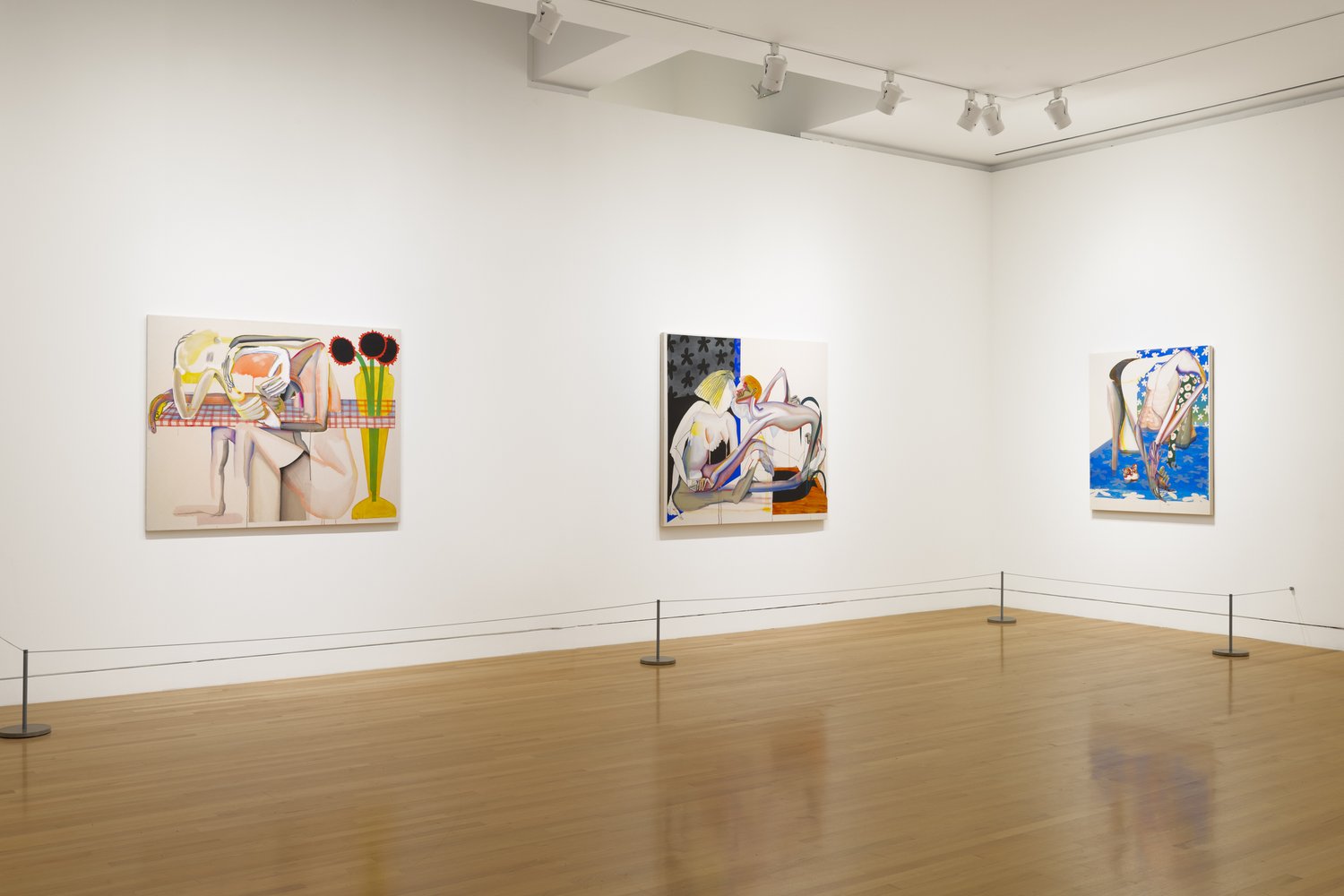 Installation view of Christina Quarles