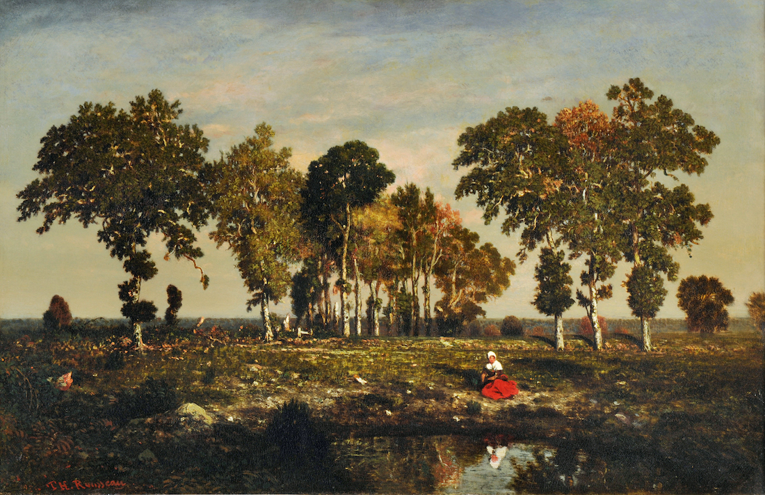 Théodore Rousseau. La mare (The Pond), 1842–1843