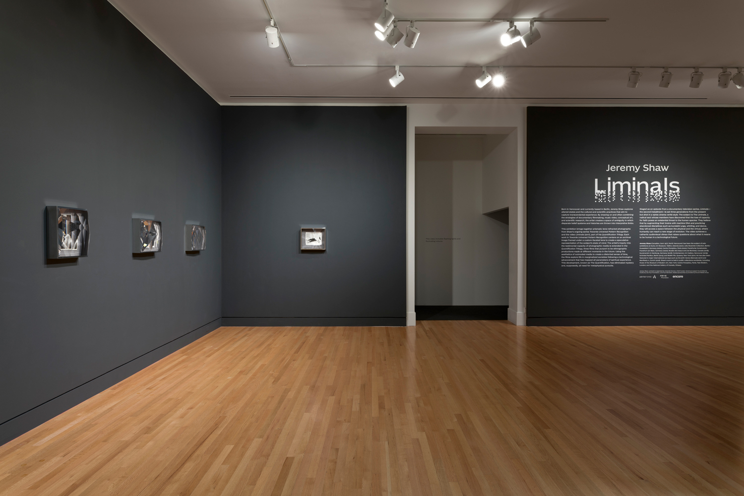 Installation view of Jeremy Shaw: Liminals