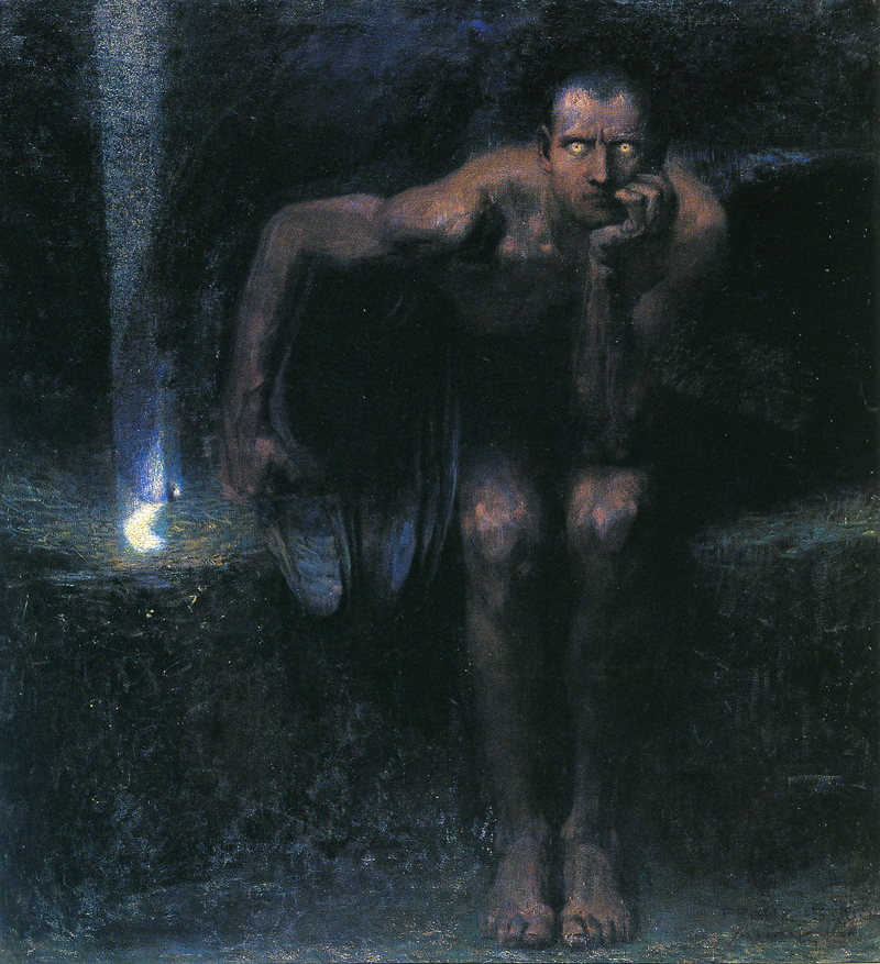 Franz von Stuck. Lucifer, 1890