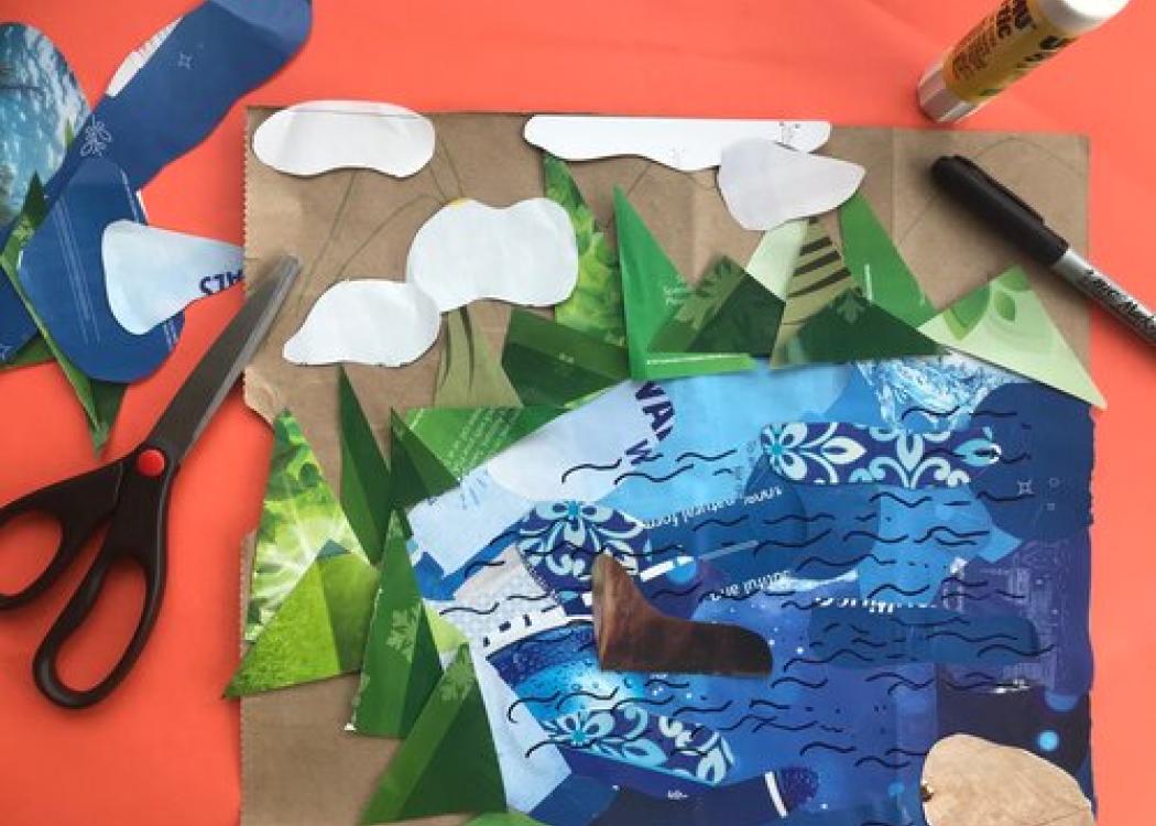 Frye Families: Water Scene Collage