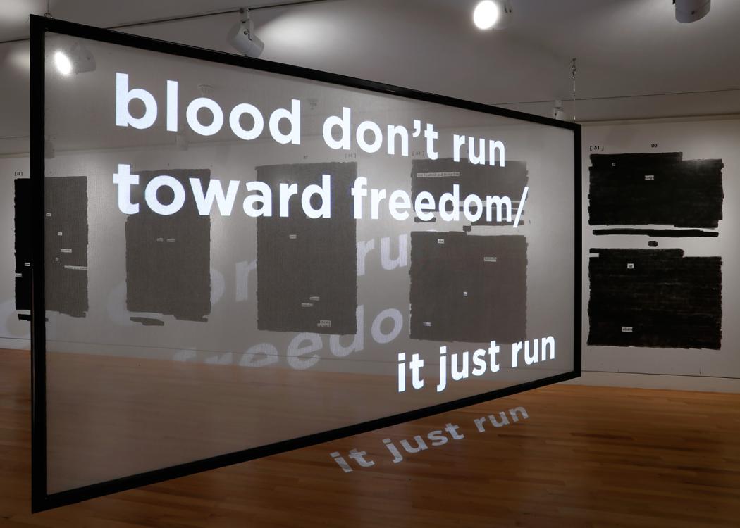 Quenton Baker. Installation views of Ballast, 2018.
