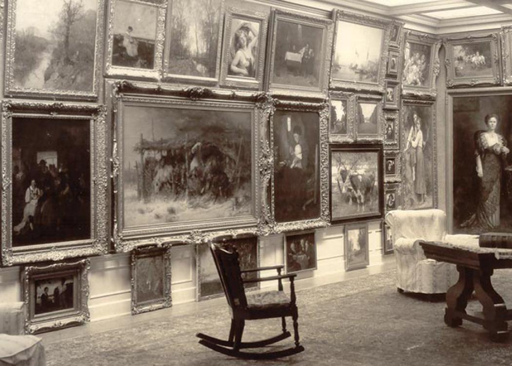 Interior of the Fryes’ gallery annex (detail).