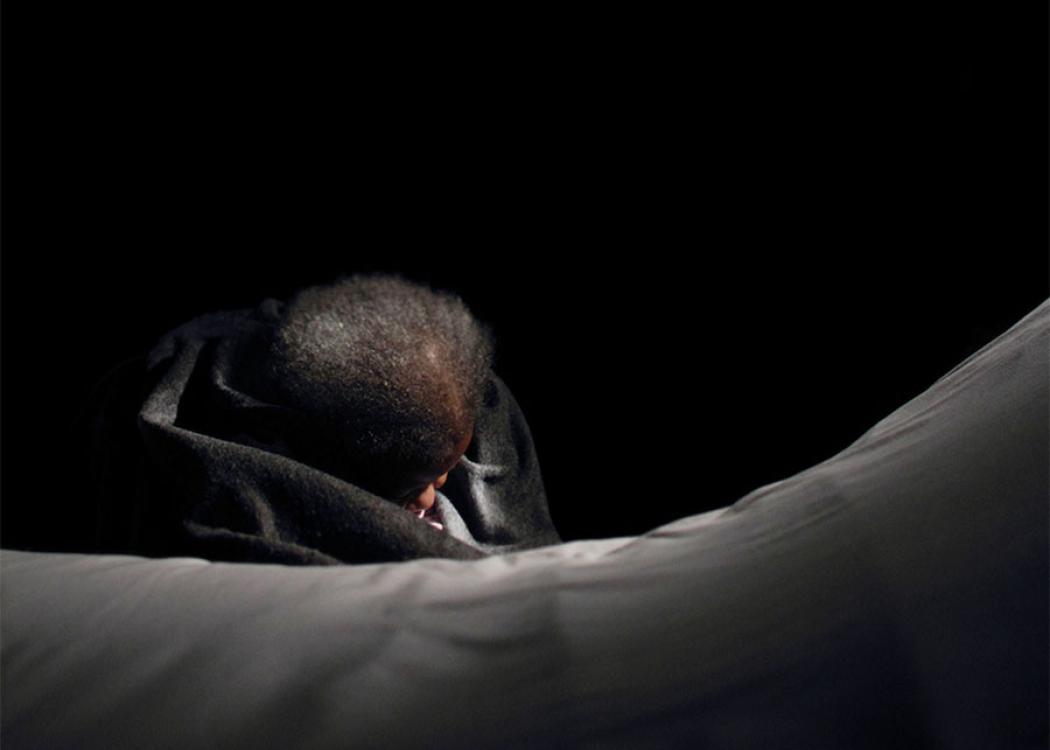 A still from a video portrait by Susie J Lee