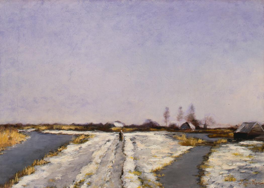 Pieter van Veen. First Snow, ca. 1914.