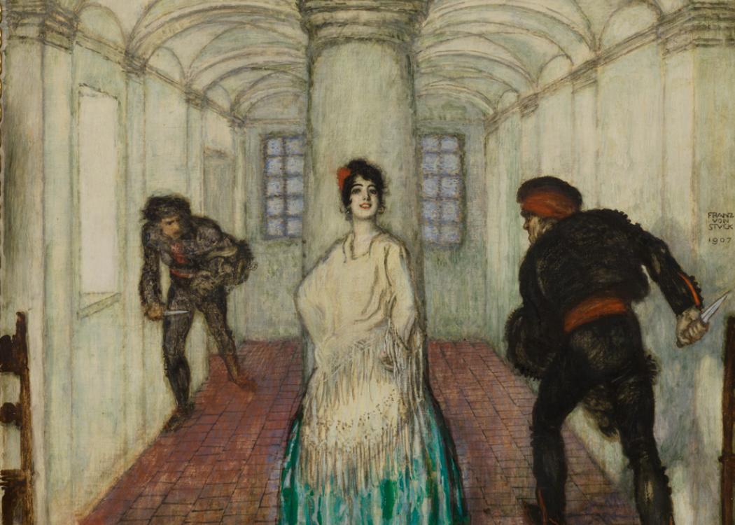 Franz von Stuck. The Duel, 1907.