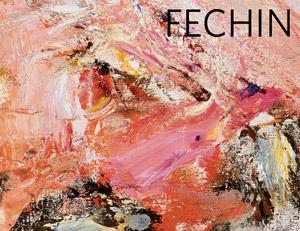 Book cover with abstract artwork in pink and red
