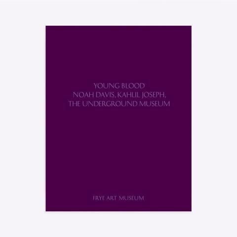 Cover of a purple book with the title Young Blood