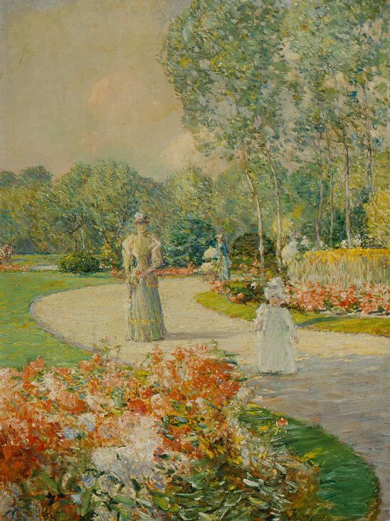 Childe Hassam. Parc Monceau, Paris, 1897. 